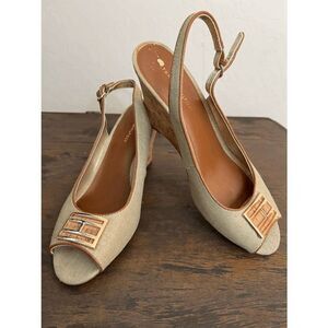 Tommy Hilfiger Heels, slingback Wedges, size 8  Item H8